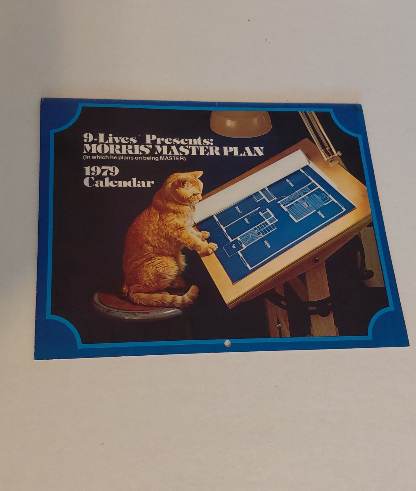 Morris the Cat 1979 Calendar Morris Master Plan 9 Lives