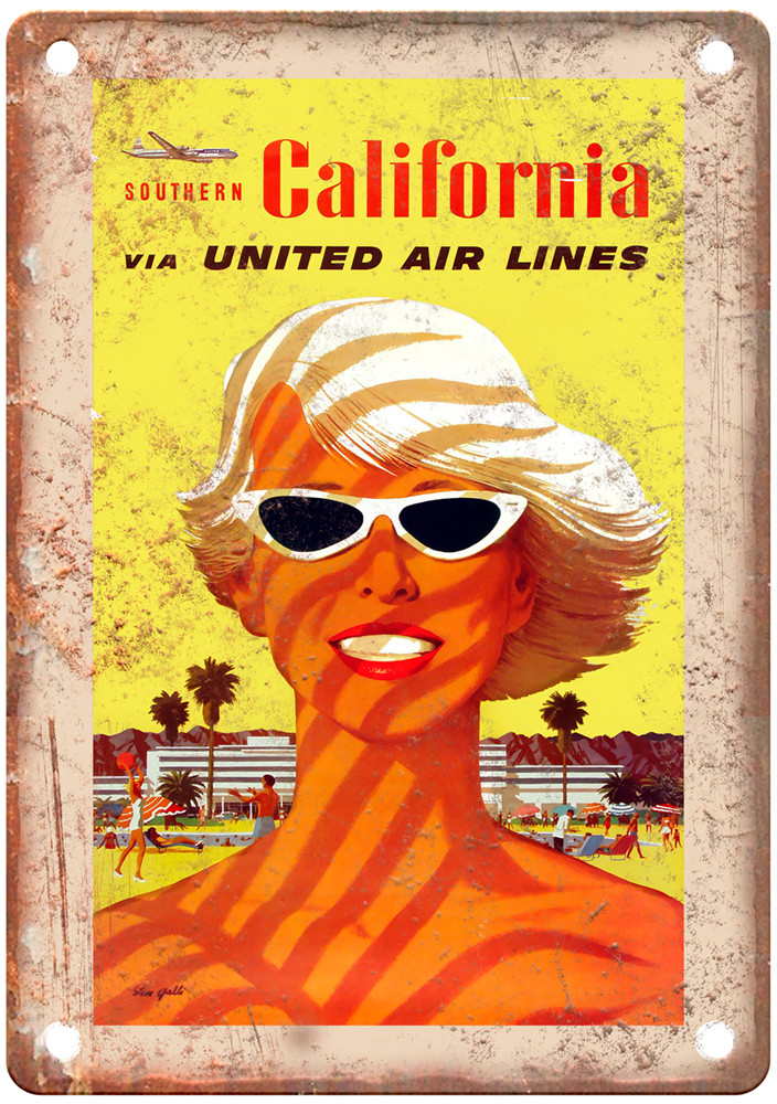 Vintage Travel Poster Retro Look Sign T2653