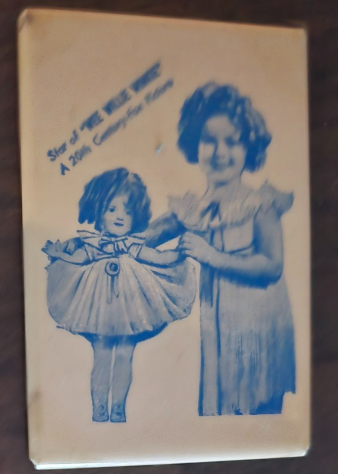 Shirley Temple Pocket Mirror, Posing With Shirley Temple Doll