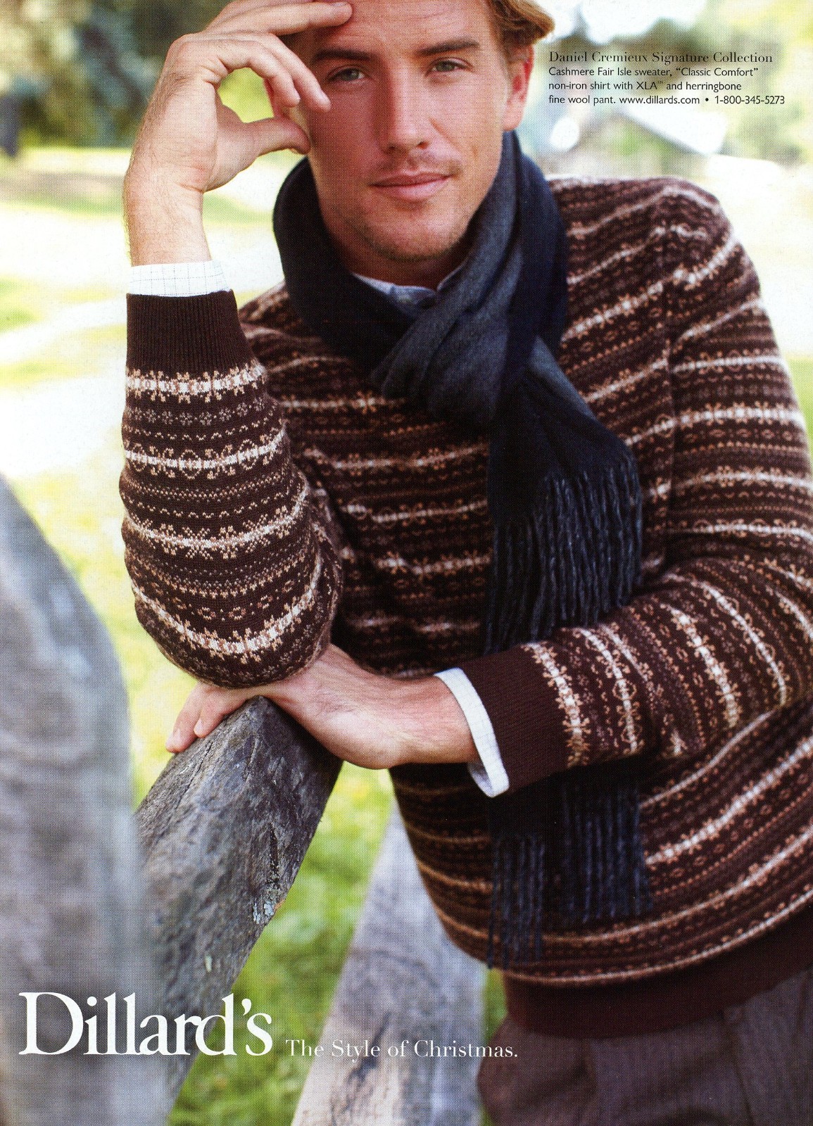 DILLARD’S Magazine Print Ad Advert # 15 HANDSOME MAN ~ SWEATERS 4PGS
