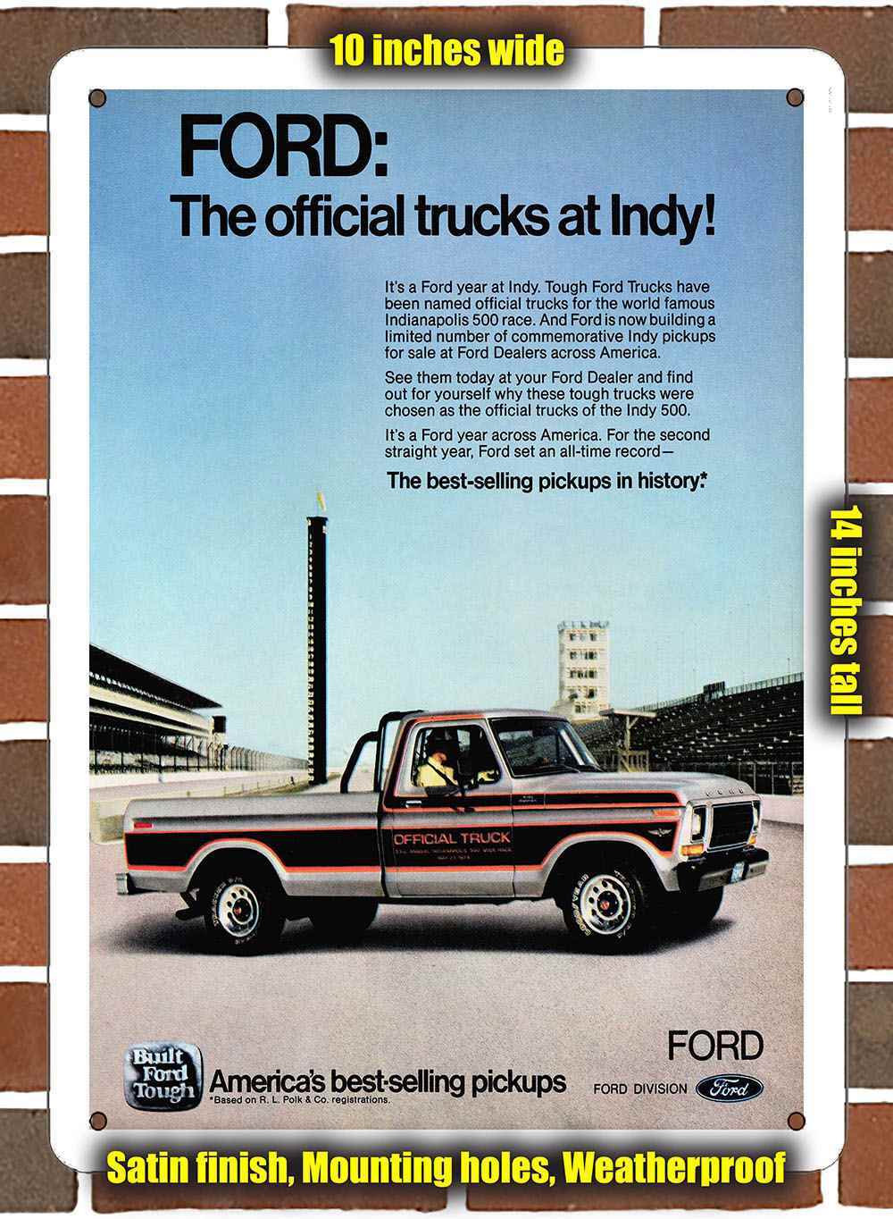 Metal Sign – 1979 Ford Pace Truck – 10×14 inches