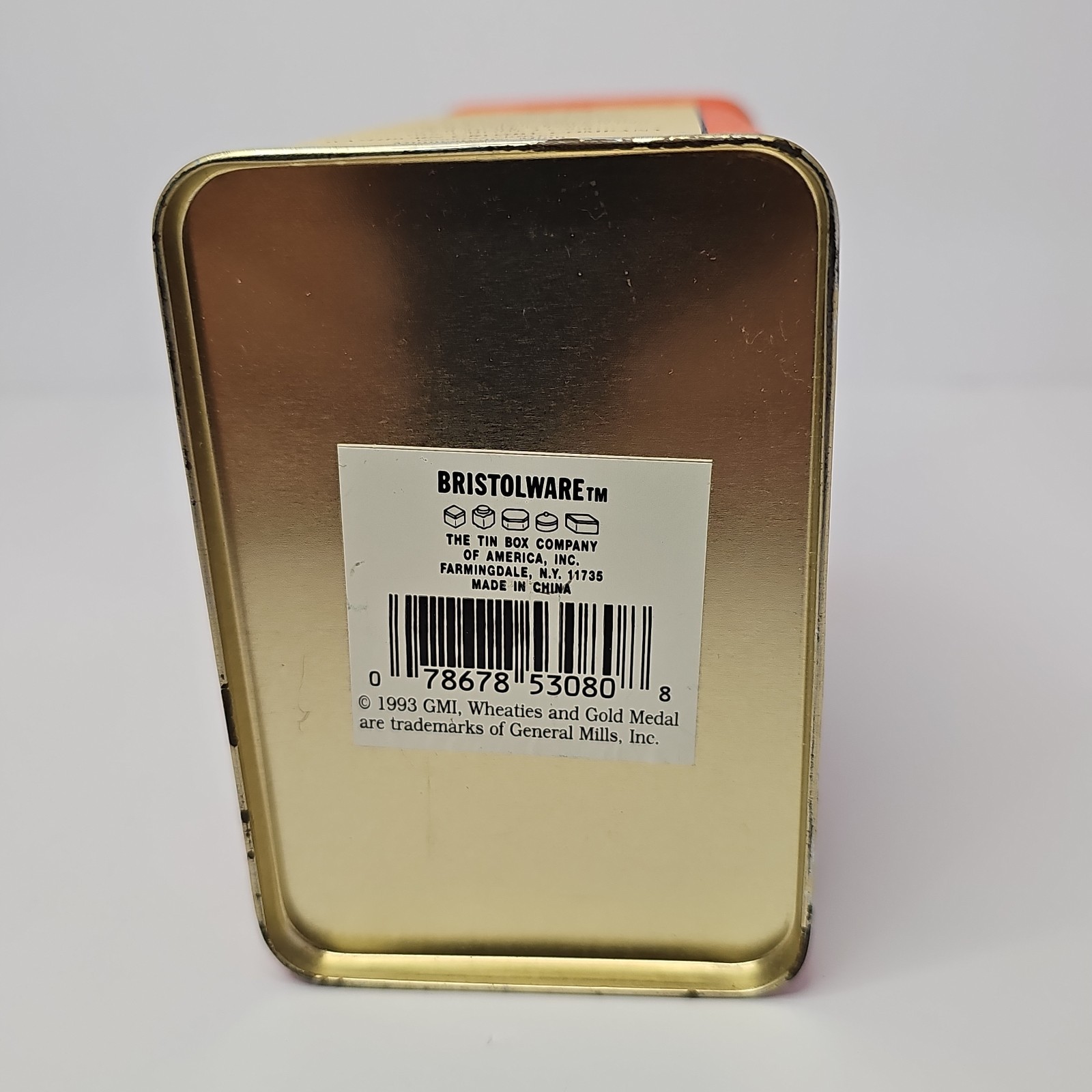 Wheaties Tin Box Breakfast of Champions 1993 Cereal Tin L 4.5″x W 3″x H 6.5″