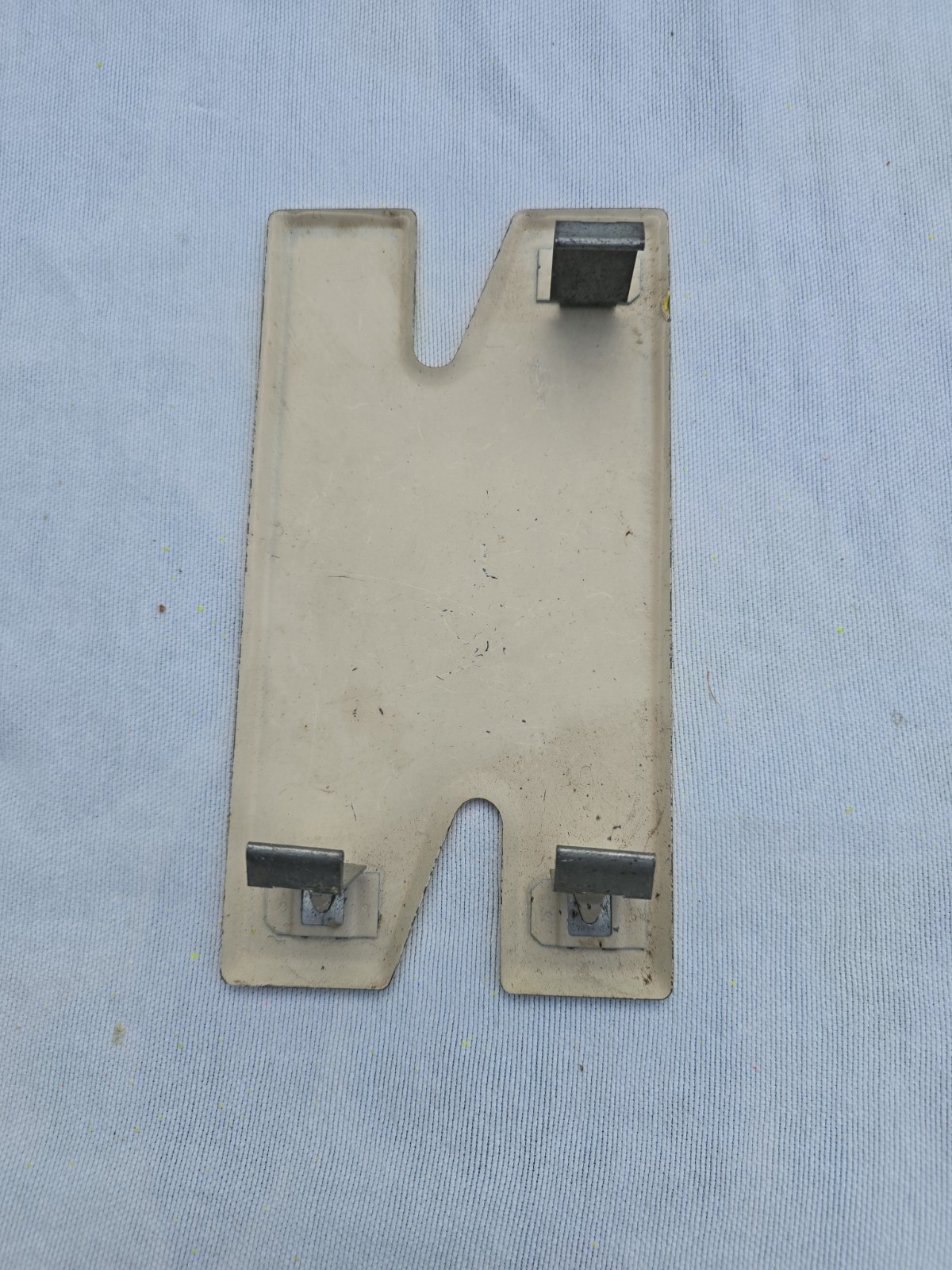 Vintage Metal Commander Board Sign 7.5” Letter N Yellow Marquee Letter With Clip