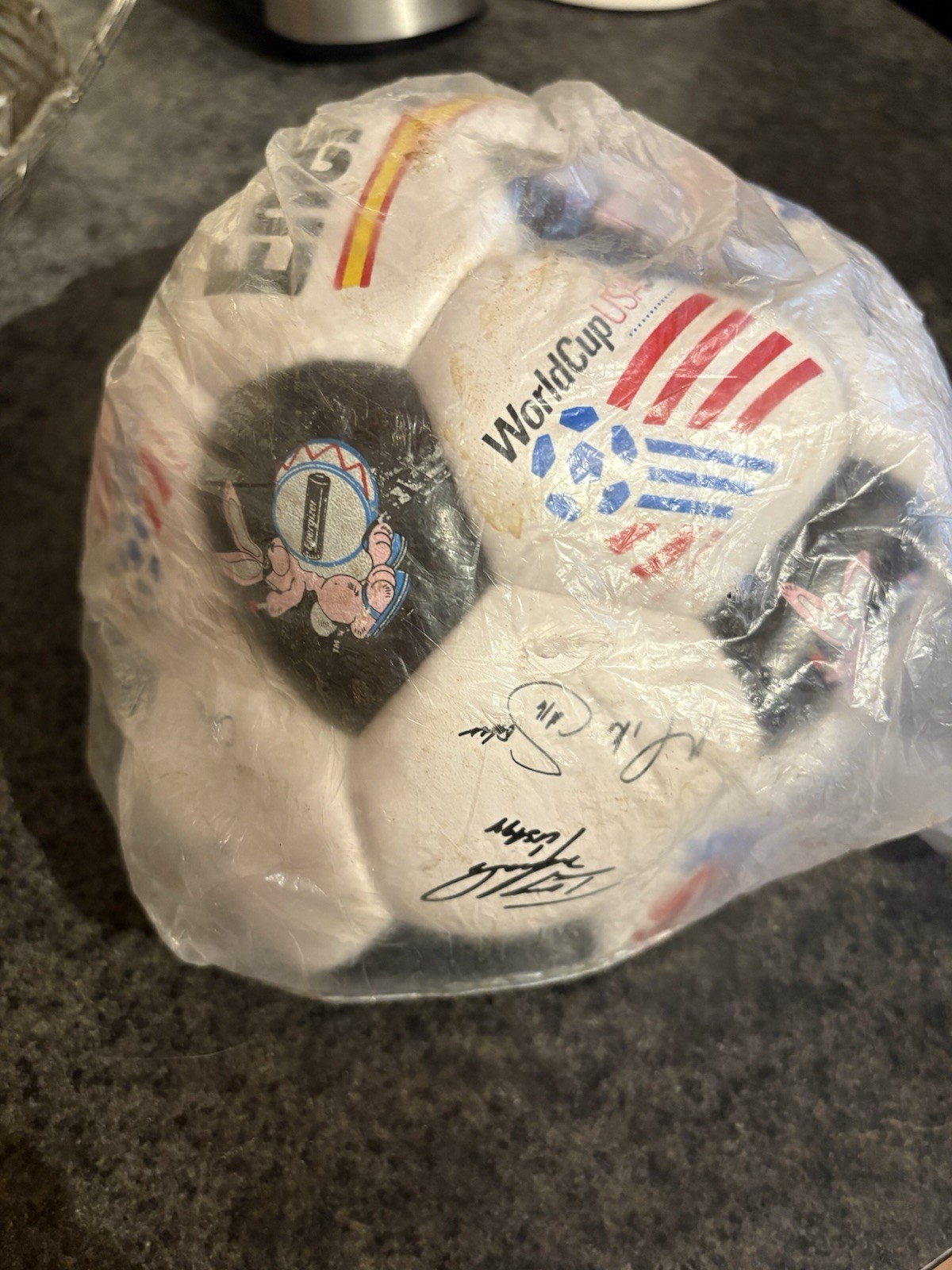 1994 World Cup USA Energizer Bunny Soccer Ball. New