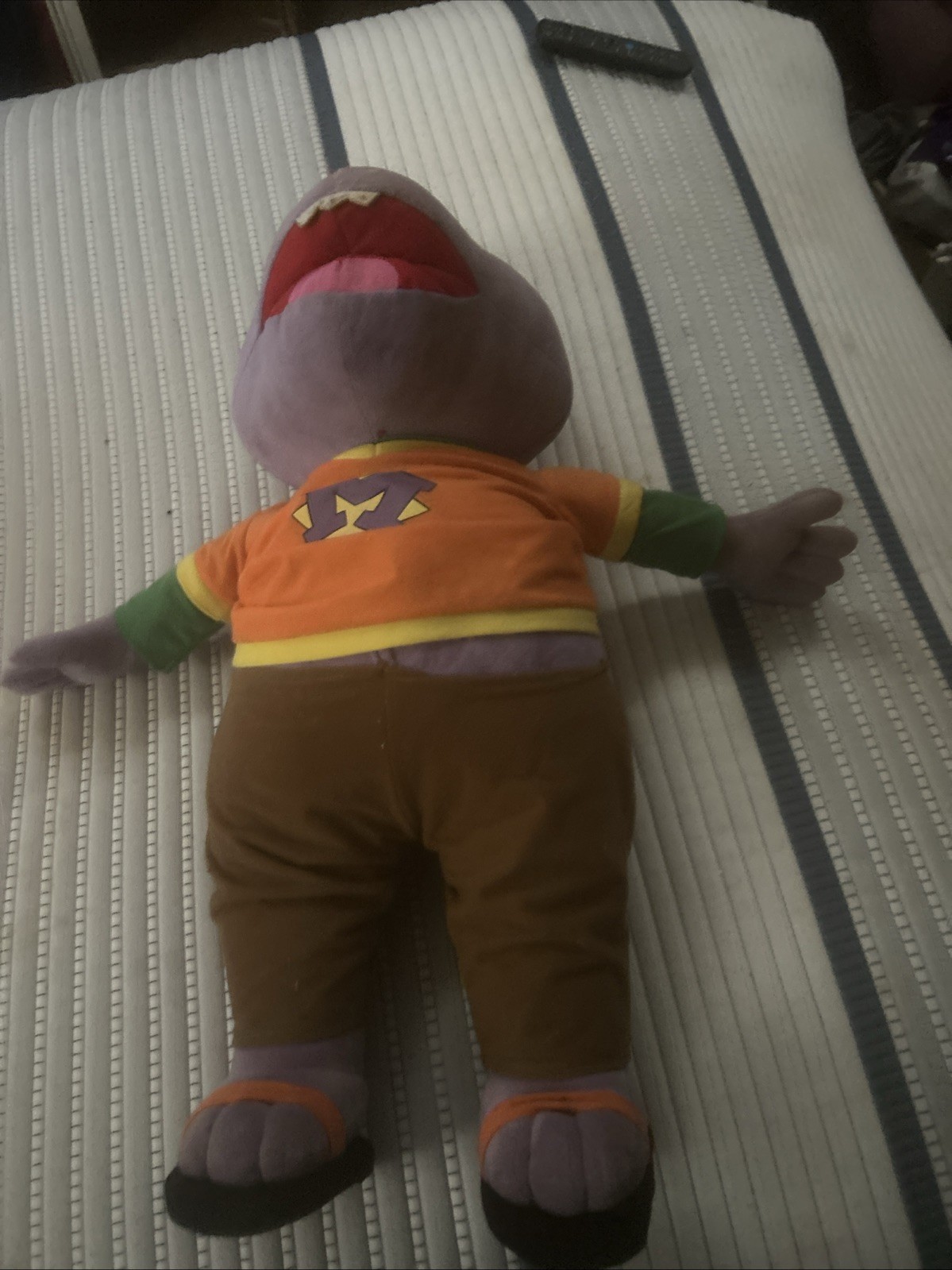Vintage, Authentic, Chuck E Cheese, Mr. Munch 32″ Jumbo Plush 1990s with tag