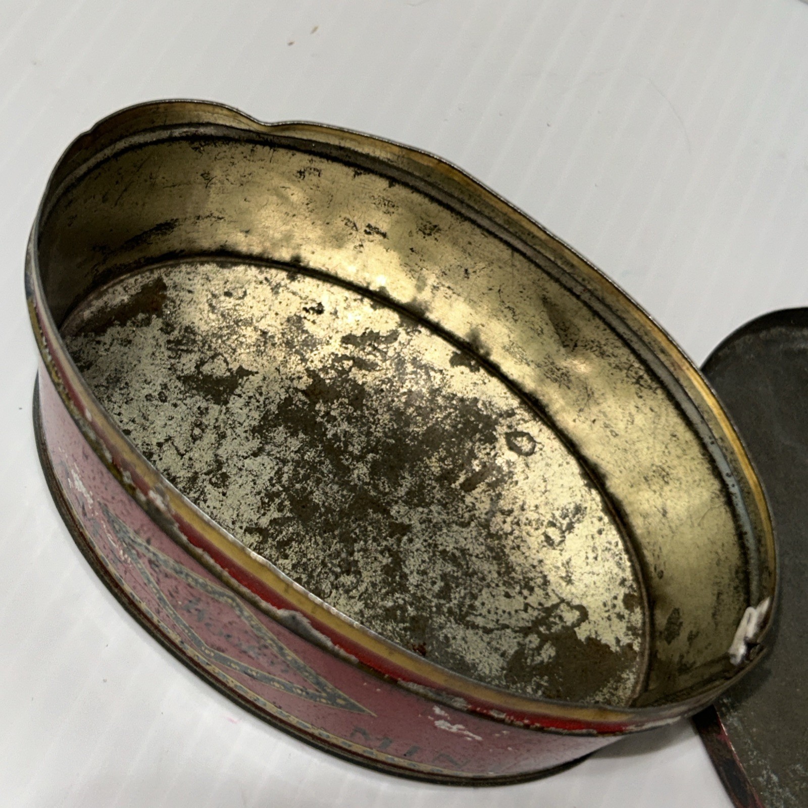 Vtg 1930’S Tin Woolco Creamy Mints Tin F.W. Woolworth CO New York See Pics