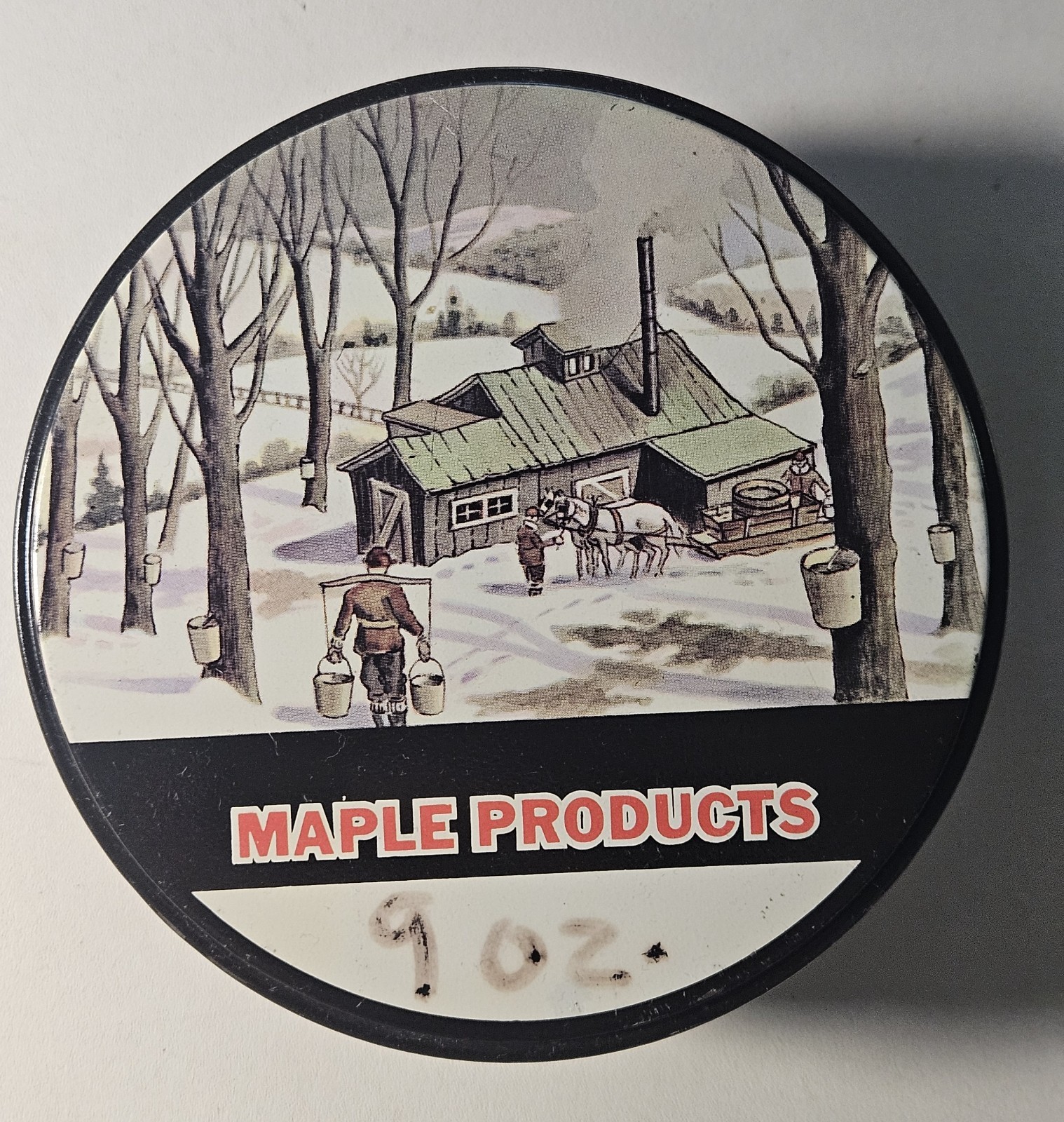 Vintage Maple Syrup Tin Can Maple Sugar