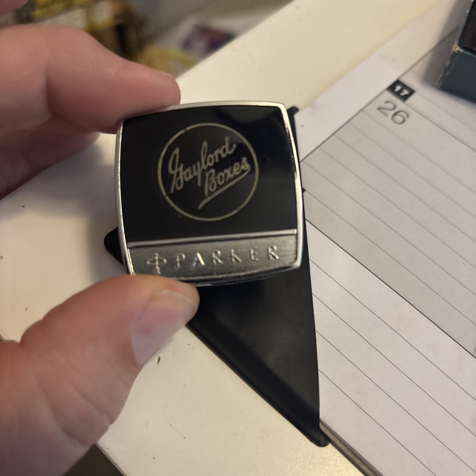 Vintage Gaylord Boxes Measuring Tape In Box Made by Parker Pen CO. U.S.A.-NEW